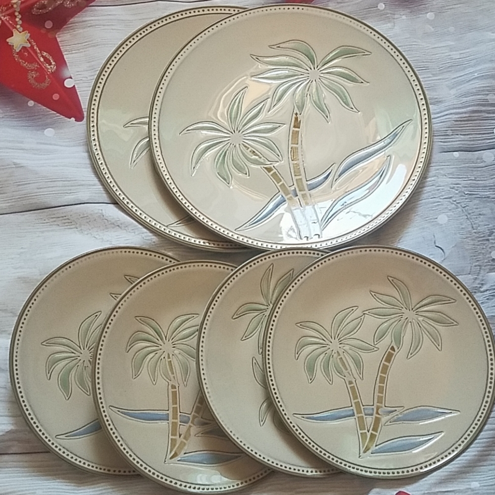 Palm tree plates